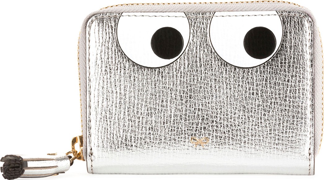 Anya Hindmarch Metallic Eyes Zip Wallet