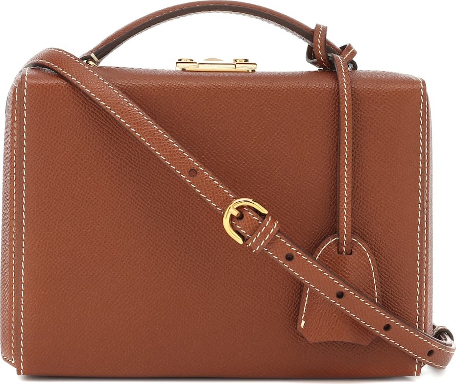 Mark Cross Grace Small Box leather shoulder bag