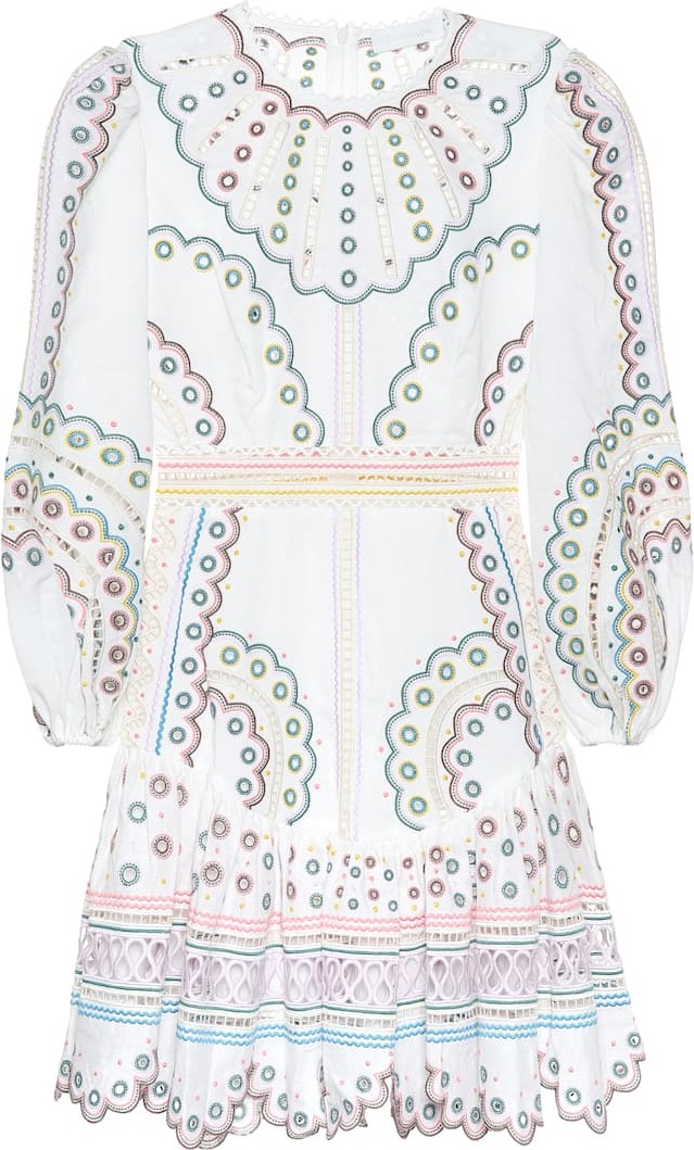 Zimmermann Peggy linen-blend dress