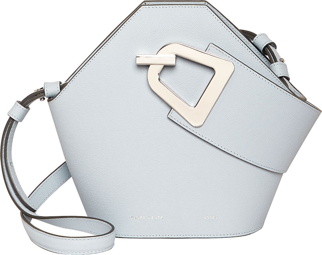 Danse Lente Mini Johnny Leather Hexagon Shoulder Bag