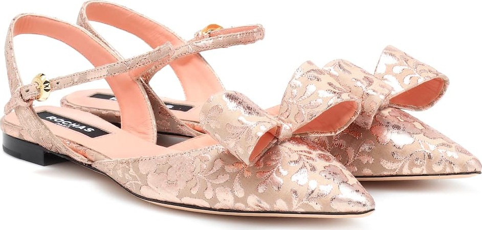 ROCHAS Brocade ballet flats