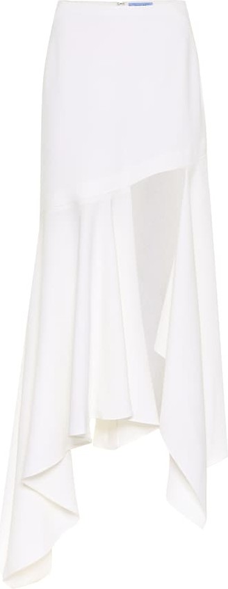 Mugler Virgin wool maxi skirt