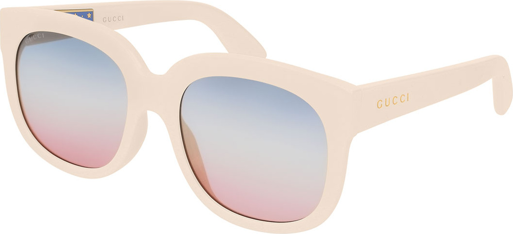 Gucci Gradient Acetate Rectangle Sunglasses