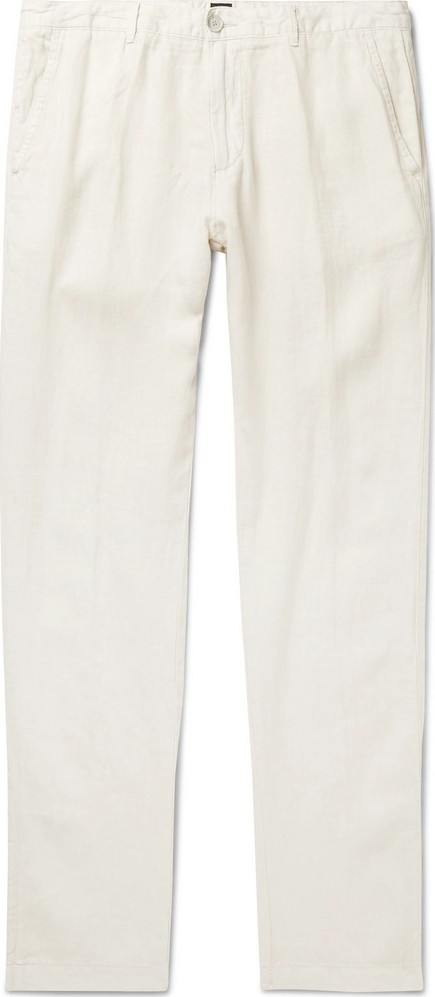 HUGO BOSS Crigan Slim-Fit Linen Trousers