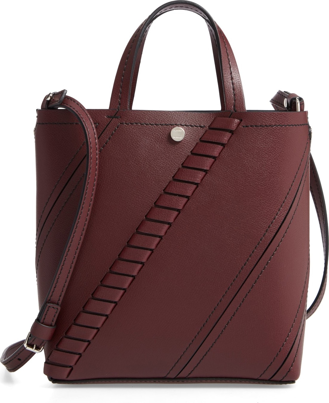 Proenza Schouler Mini Hex Whipstitch Calfskin Leather Tote