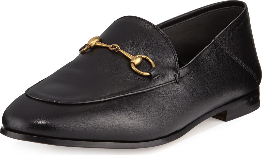 Gucci 10mm Brixton Leather Loafer