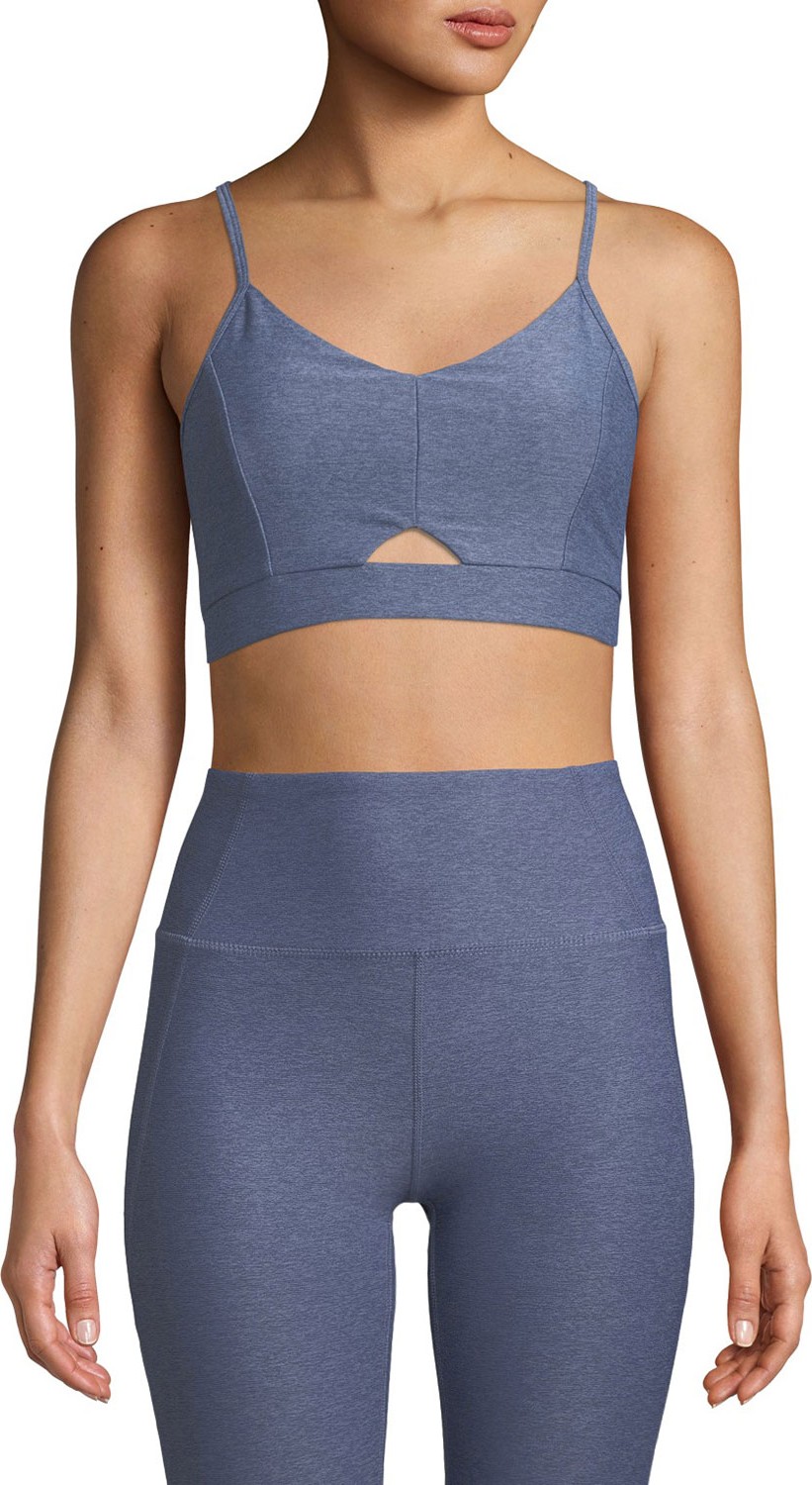 Varley Alta V-Neck Cutout Sports Bra