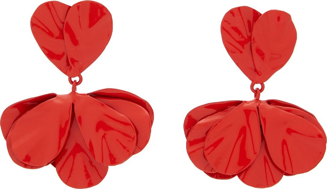 Wai Wai X Betina de Luca flower clip-on earrings