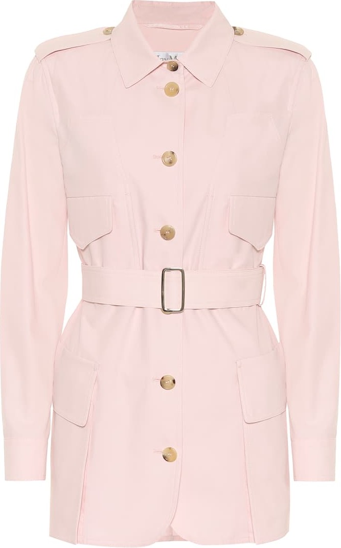 Max Mara Orfeo cotton twill safari jacket