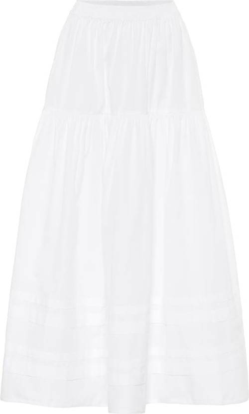 Cecilie Bahnsen Eiko cotton-poplin midi skirt