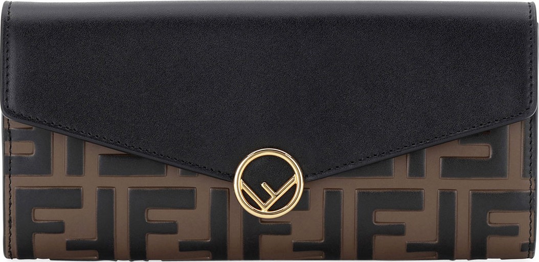 Fendi Liberty FF-Embossed Wallet