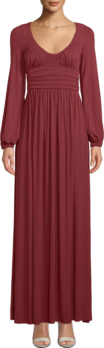 Rachel Pally Mallory Scoop-Neck Maxi Dress