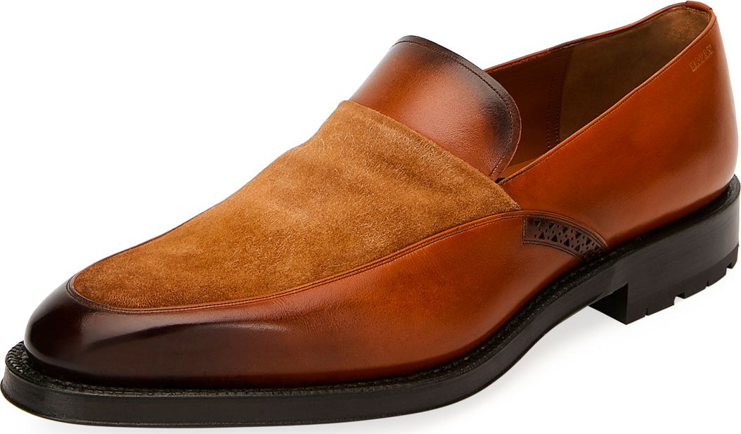 Bally Men's Bassy Leather Slip-On Shoes