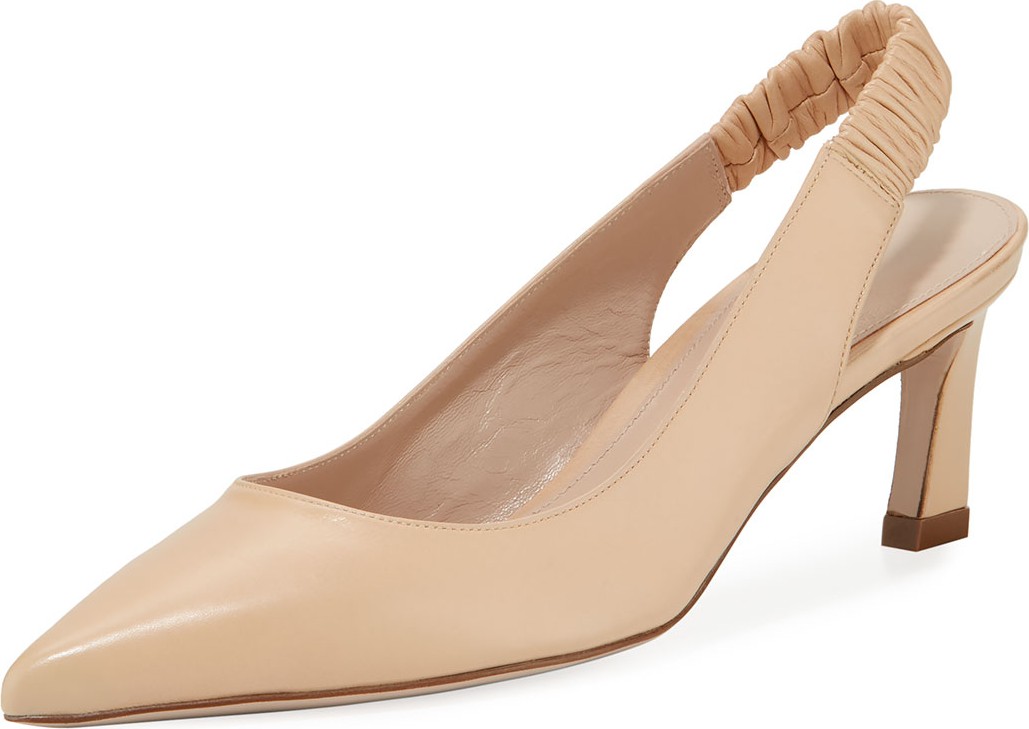 Stuart Weitzman Hayday Leather Slingback Pump