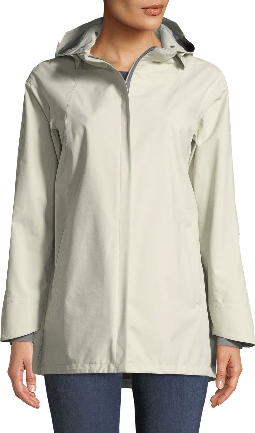 Herno Three-Ply Raincoat w/ Removable Hood