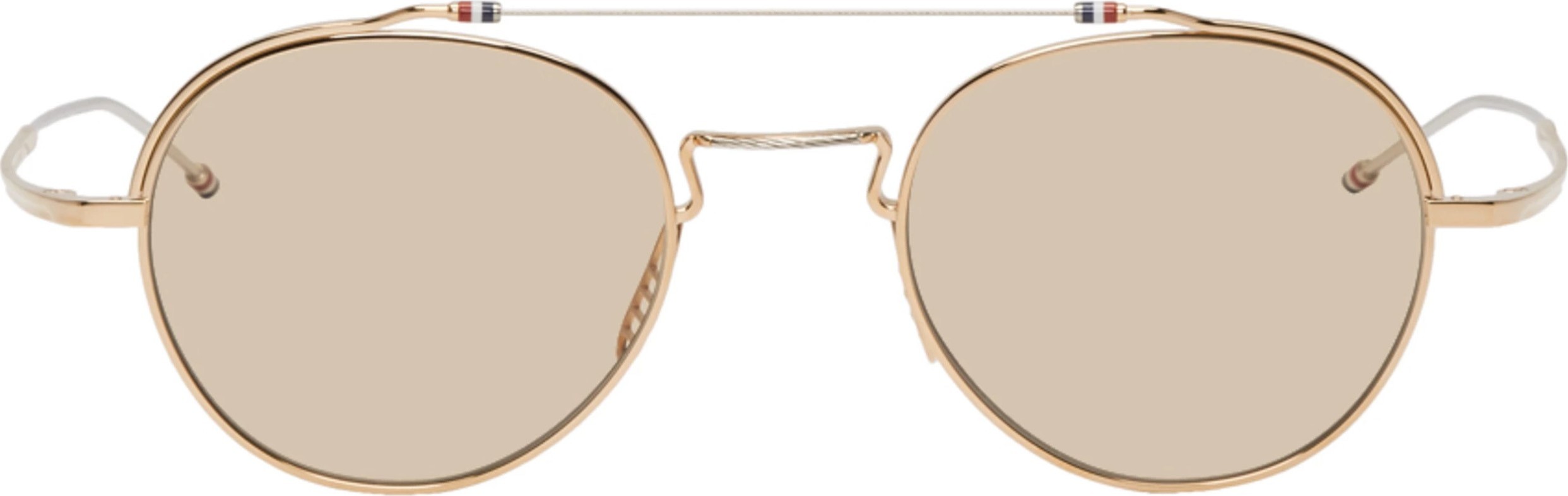 Thom Browne Dita x Thom Browne Aviator sunglasses