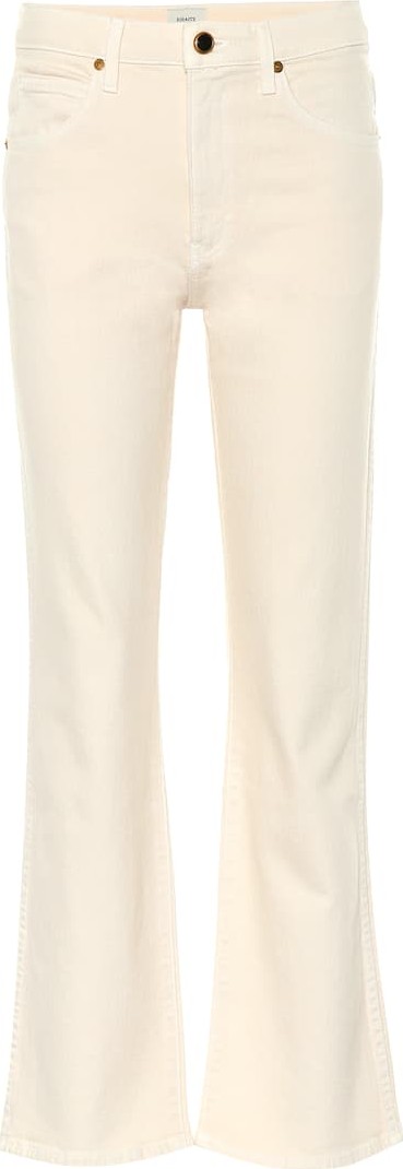 Khaite Vivian cropped bootcut jeans