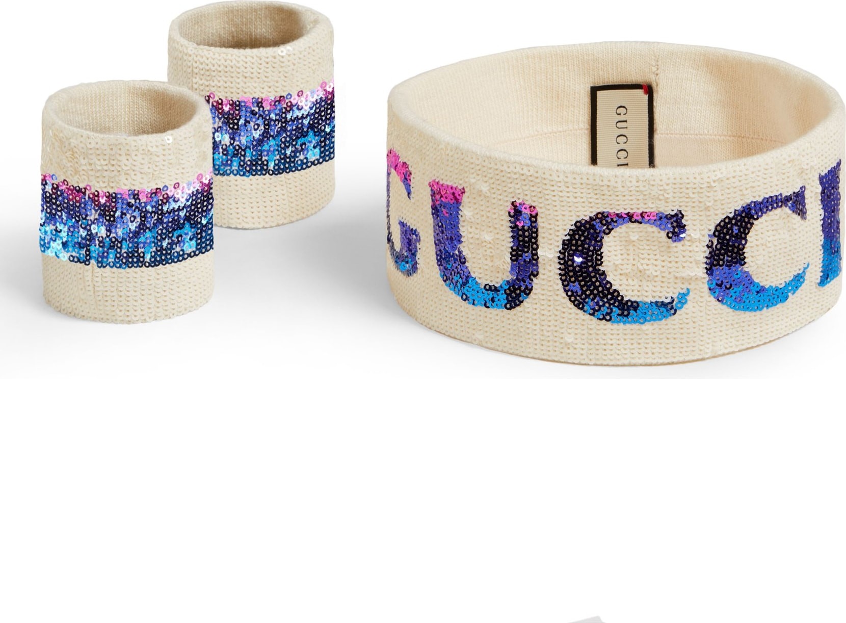 Gucci Super Shine Sweatband & Wrist Bands