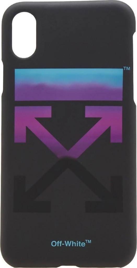Off White gradient printed iPhone X case