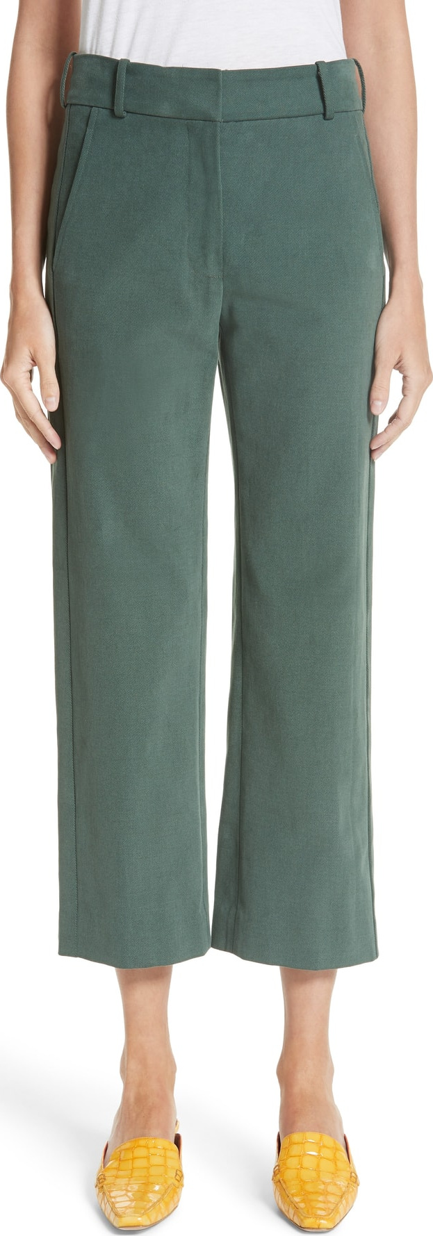 Sies Marjan Bexley Straight Crop Twill Pants