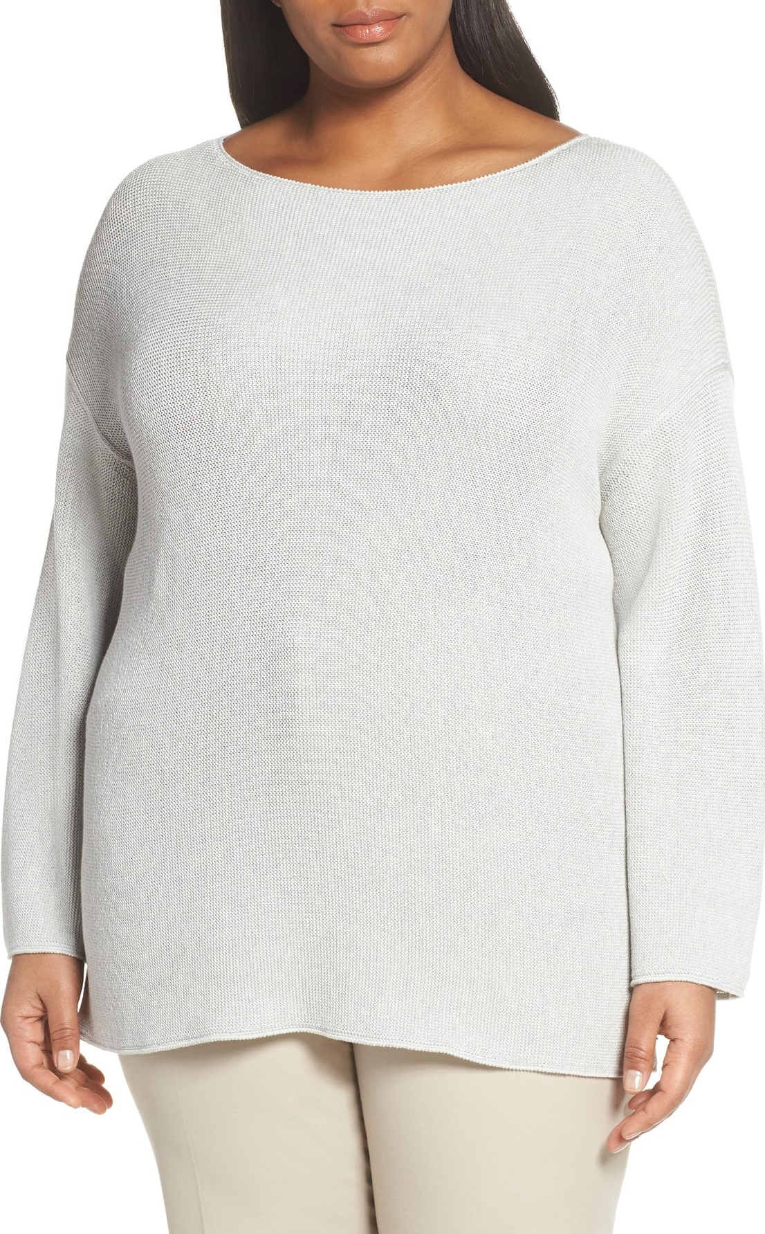 Lafayette 148 New York Relaxed Textured Stitch Sweater