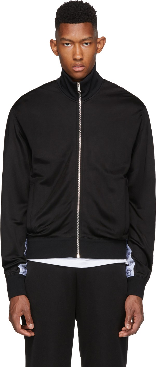 Versace Black Medusa Tape Sweater