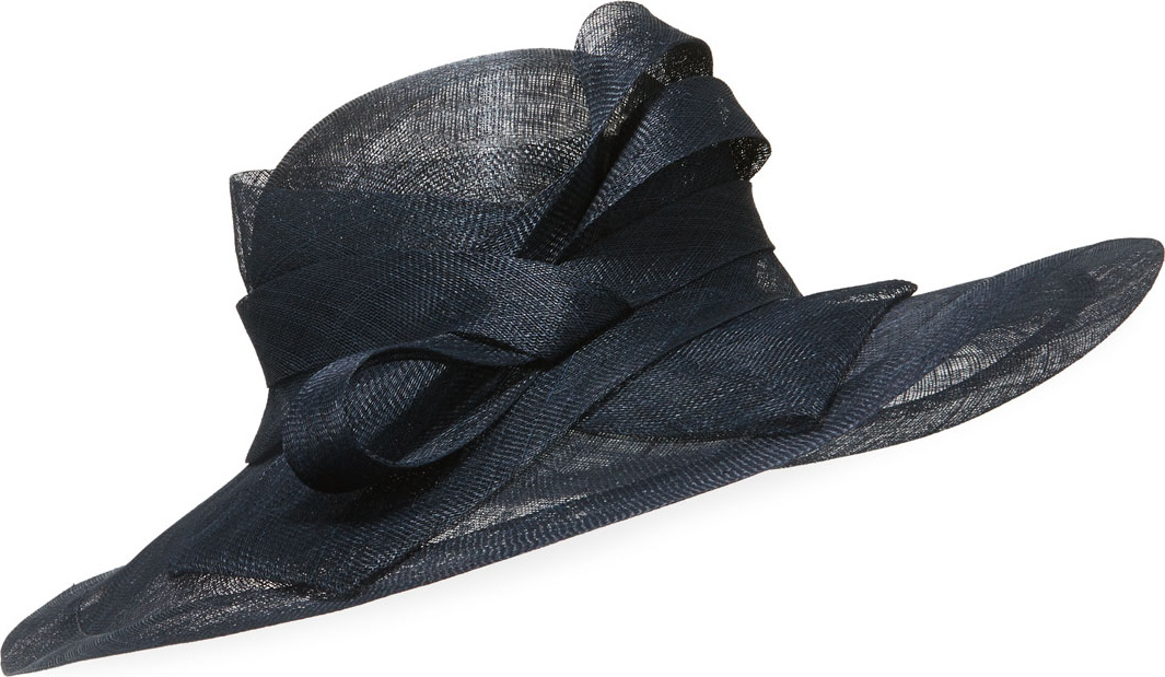 Marzi Large Brim Side-Bow Hat