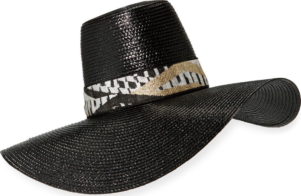 Missoni Lacquered Floppy Hat