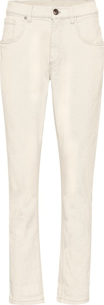 Brunello Cucinelli High-rise straight jeans
