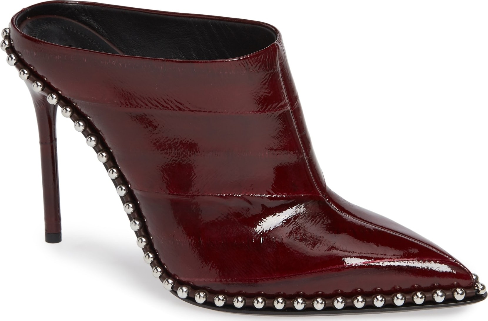 Alexander Wang Eri Studded Genuine Eelskin Mule