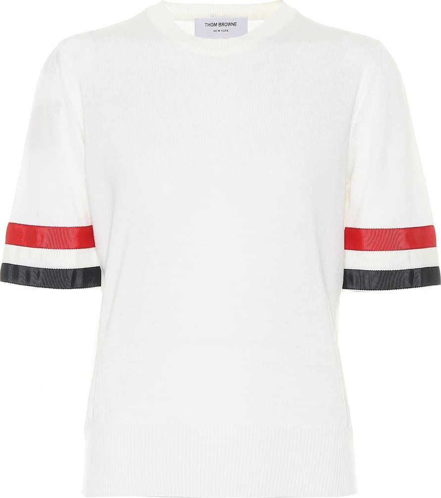 Thom Browne Knitted wool top