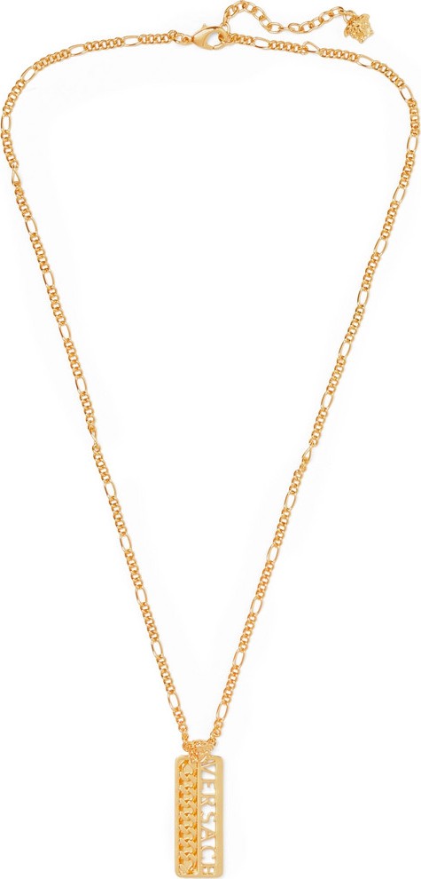 Versace Logo Gold-Tone Necklace