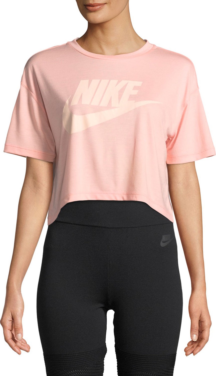 Nike Essential Short-Sleeve Crop Top