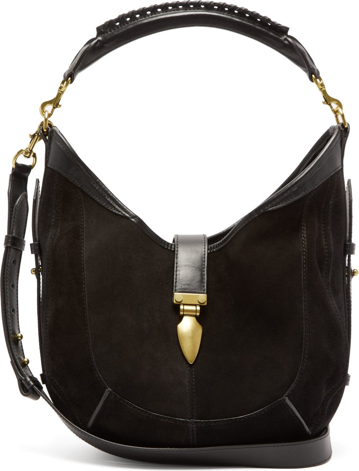 Isabel Marant Kaliko small suede shoulder bag