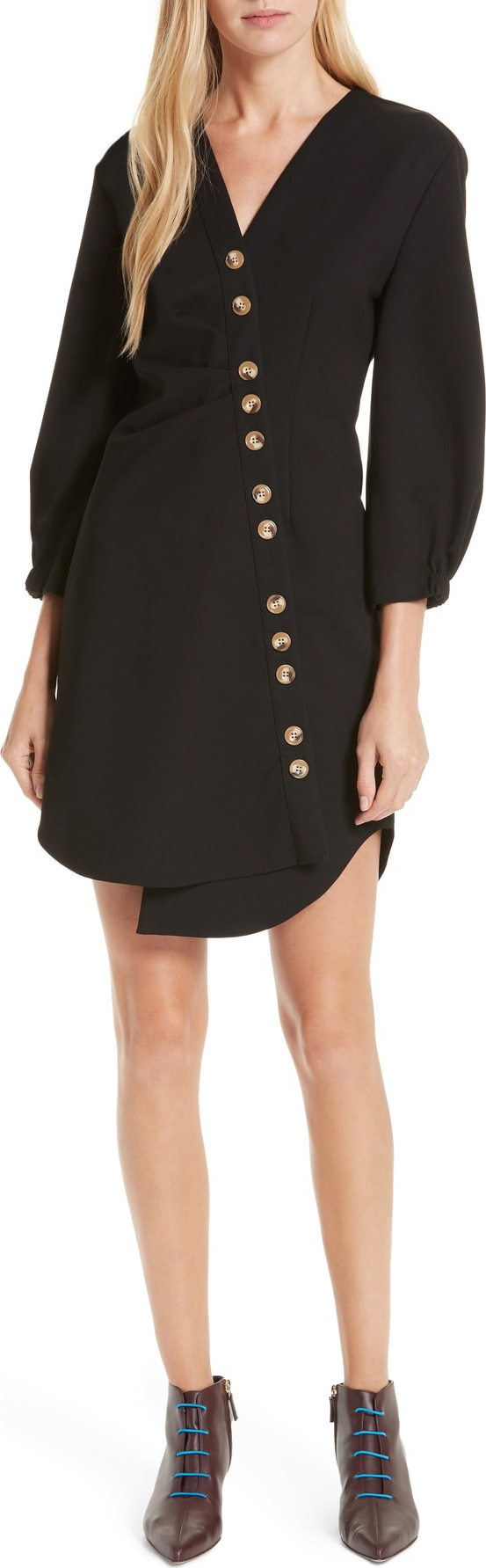 Tibi Asymmetrical Shirtdress