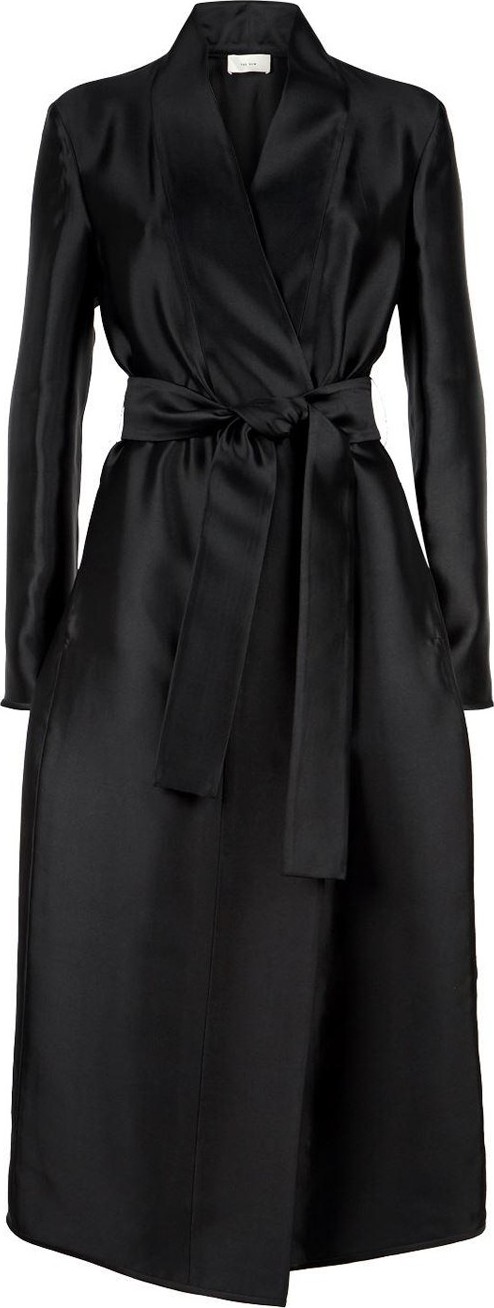 THE ROW Nania Satin Long Coat