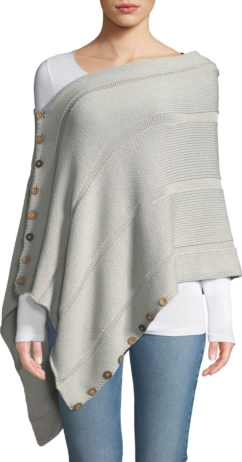 Pure & Co Feels Right Wrap w/ Button Detail