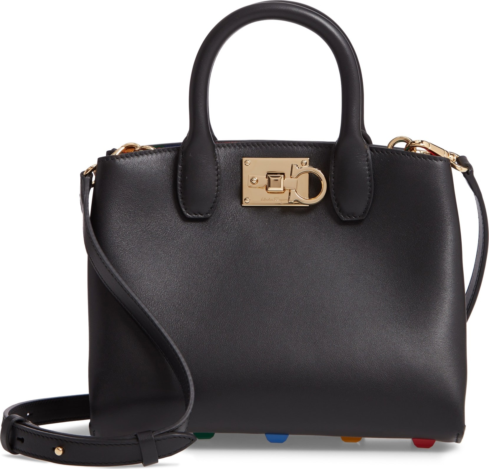 Salvatore Ferragamo The Mini Studio Leather Tote