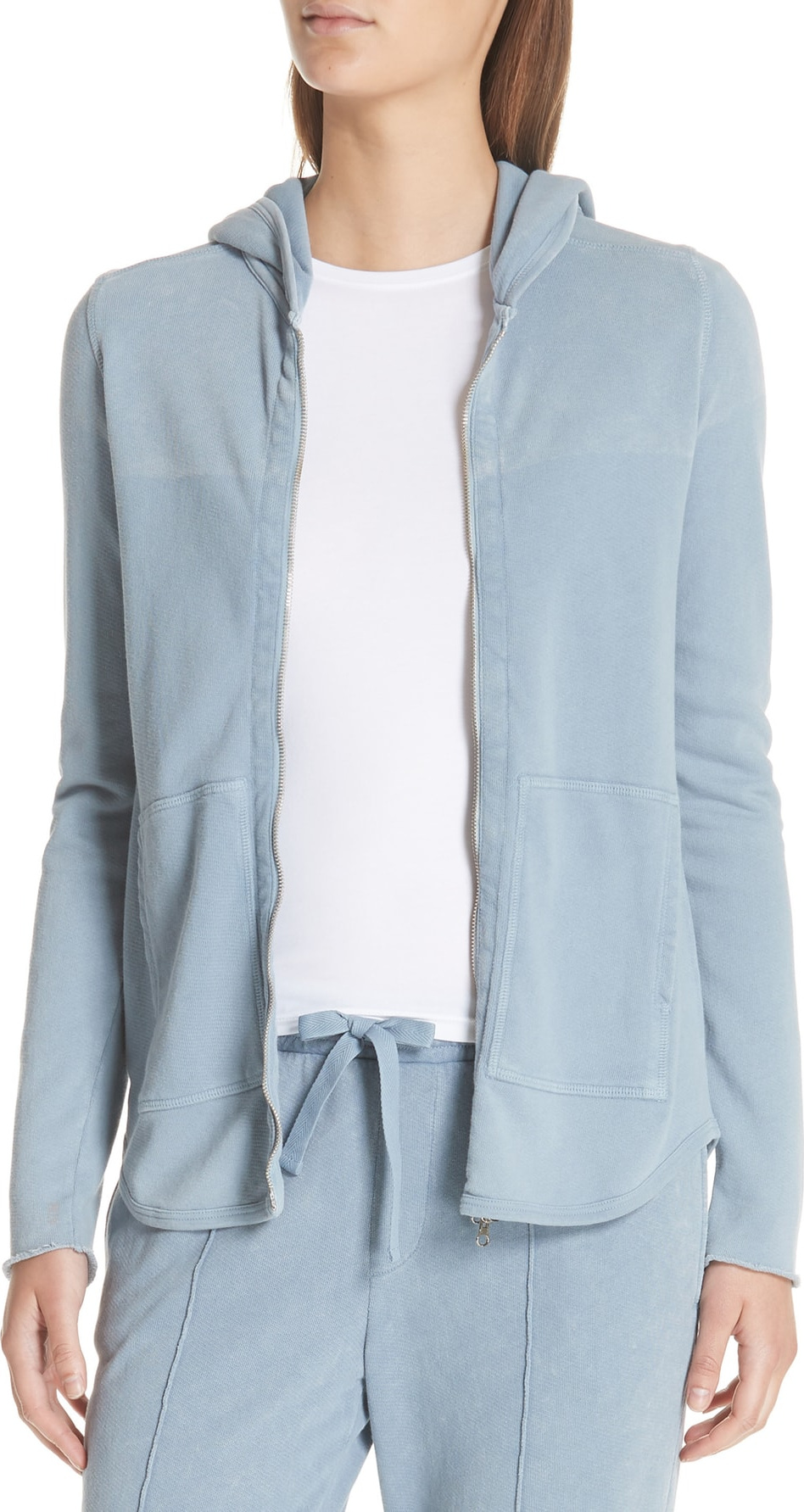 ATM Anthony Thomas Melillo Chroma Wash Zip Hoodie