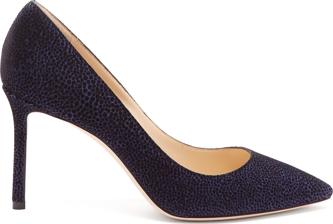 Jimmy Choo Romy 100 suede pumps