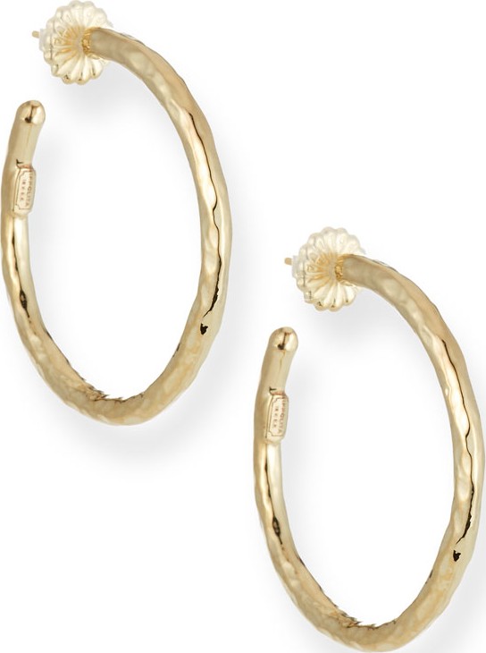 IPPOLITA Glamazon 18k Gold #3 Hoop Earrings