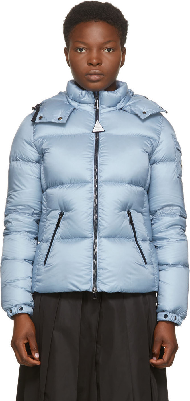 Moncler - Blue Down Fourmi Coat