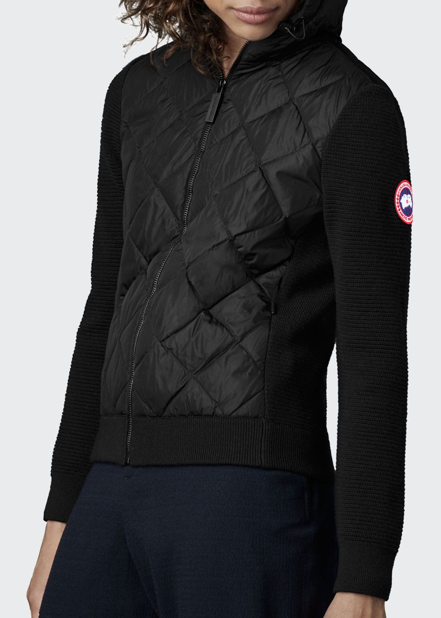 Canada Goose HyBridge Quilted Knit Hoodie