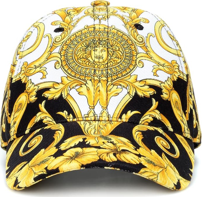Versace Printed cotton cap