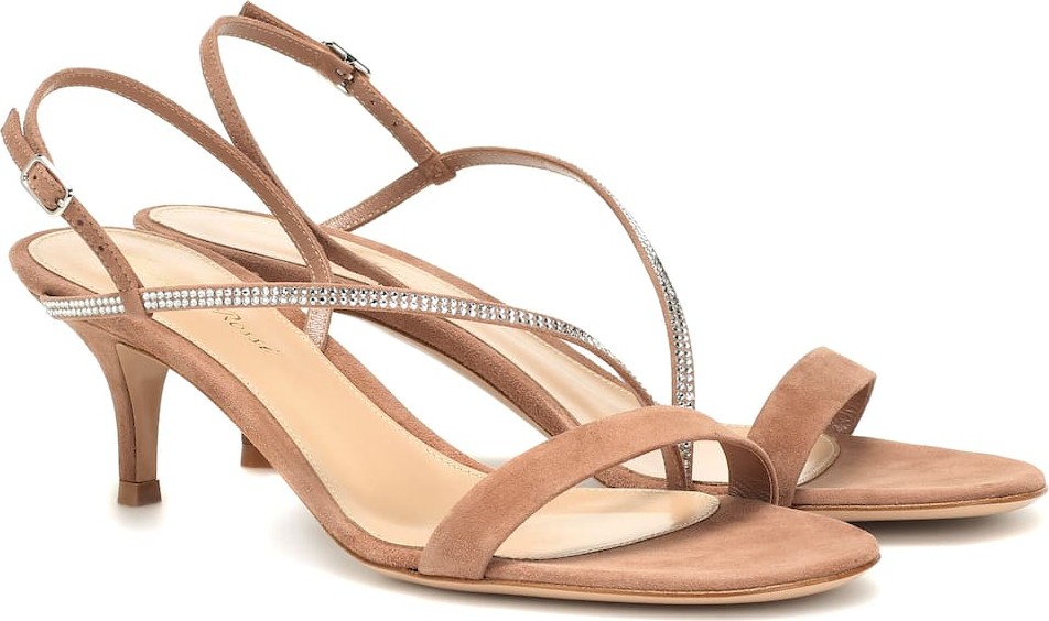 Gianvito Rossi Exclusive to Mytheresa – Manhattan 55 suede sandals
