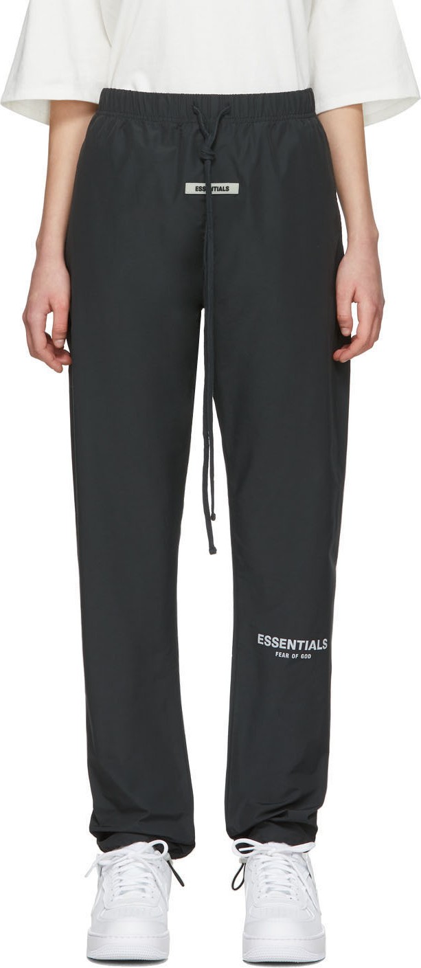 Essentials Black Canvas Lounge Pants
