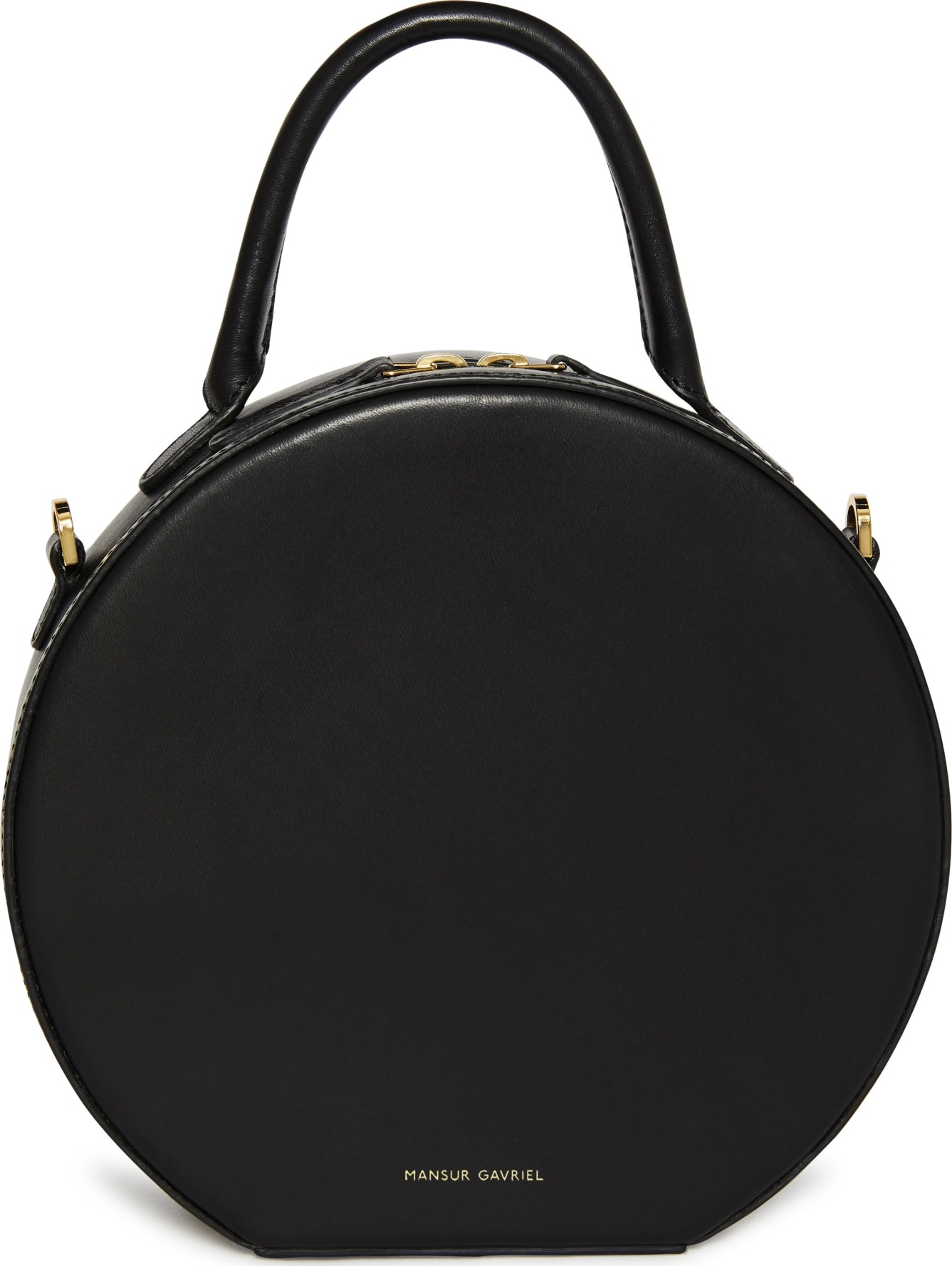 Mansur Gavriel Leather Circle Crossbody Bag