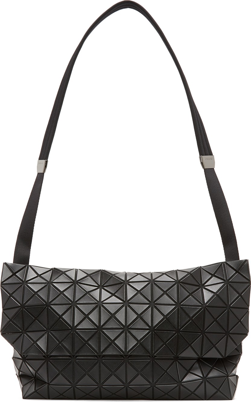 Bao Bao Issey Miyake Black Matte Prism Messenger Bag