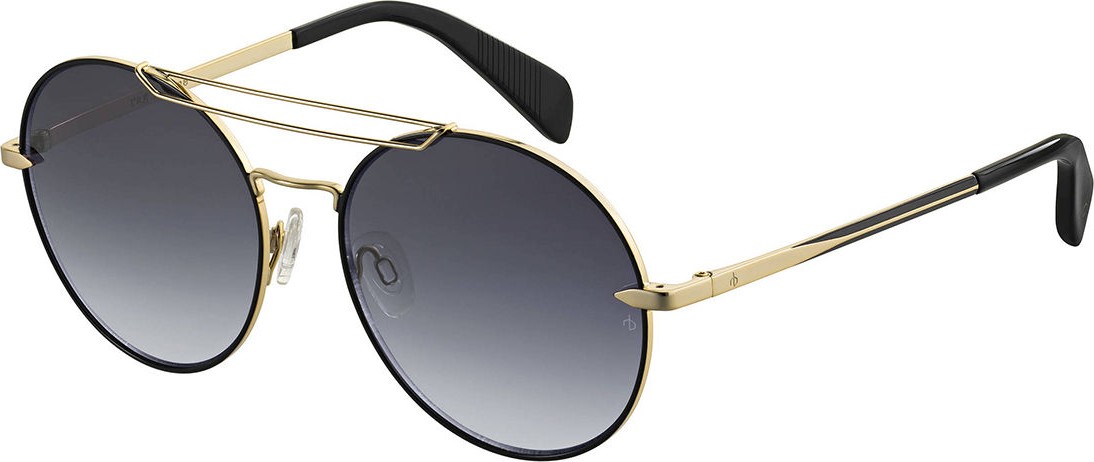 Rag & Bone Round Stainless Steel Sunglasses