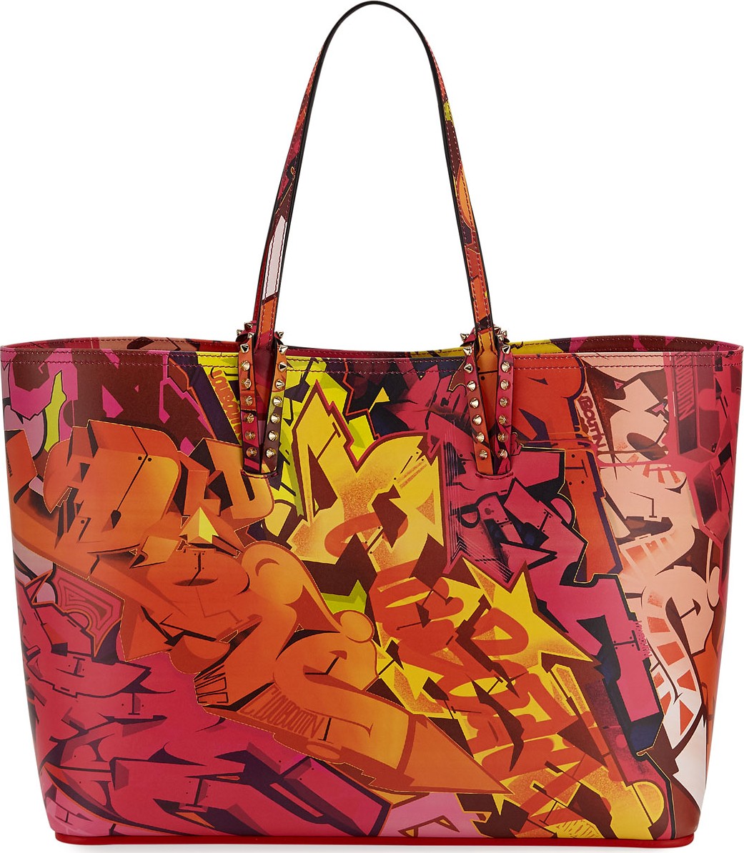 Christian Louboutin Cabata Calf Paris Metro Graf Tote Bag